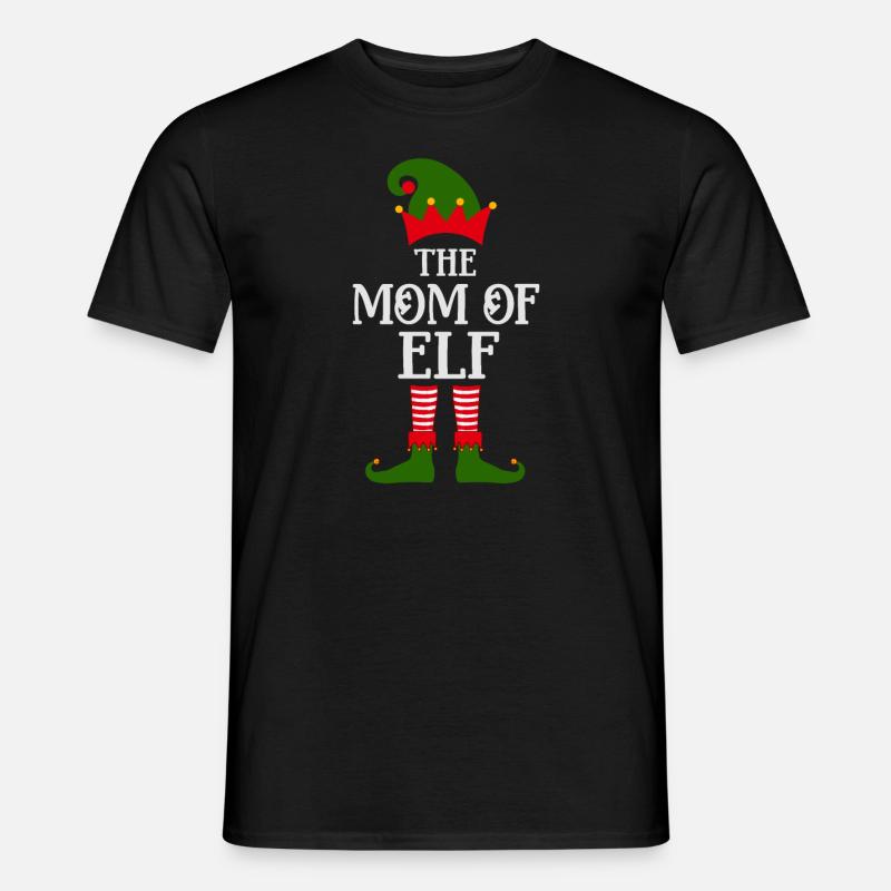 Die Elfenmutter Ugly Christmas - Männer T-Shirt - Schwarz