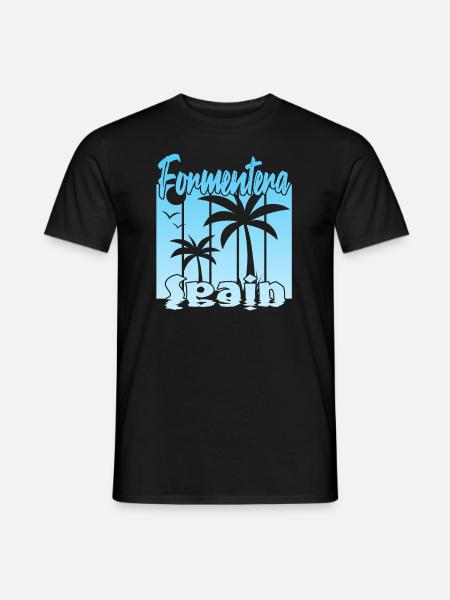 Formentera Spain - Men's T-Shirt - black