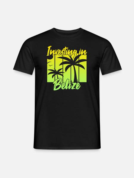 Investing in Belize - Men's T-Shirt - black