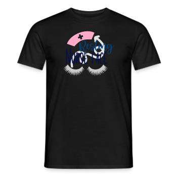 Resting Nurse Face - Männer T-Shirt - Schwarz - Vorne - AI Model Male 178 light (178cm)