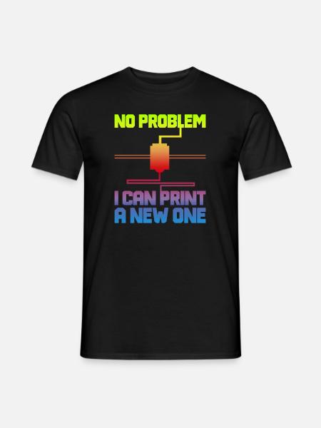 3D Printer 3D Printing - Men's T-Shirt - black