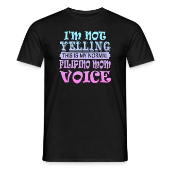 Filipino mother - Men's T-Shirt - black - Front - AI Model Male 178 light (178cm)