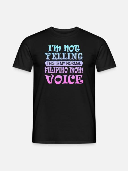 Mère philippine - T-shirt homme - noir
