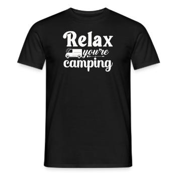 Randonnée Nature Montagnes - T-shirt homme - noir - Devant - AI Model Male 178 light (178cm)
