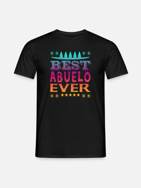 Best Abuelo Ever - Men's T-Shirt - black