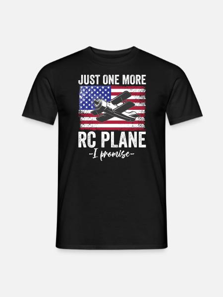 RC Flugzeug Modellbau Modellflieger - Männer T-Shirt - Schwarz