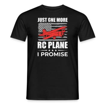 RC Airplane Model Making Model Airplane - Men's T-Shirt - black - Front - AI Model Male 178 light (178cm)