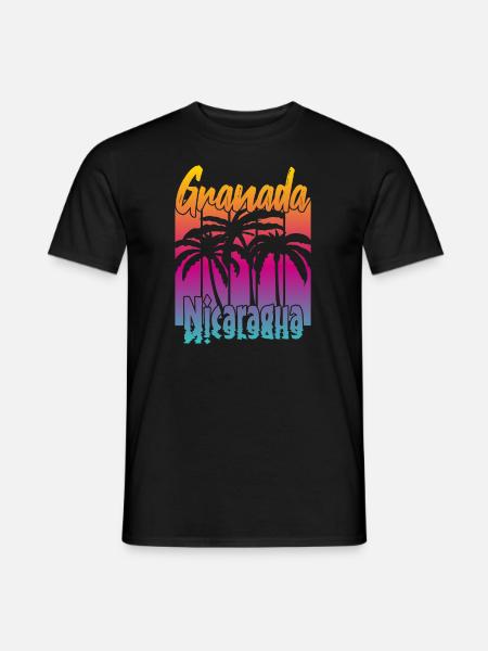 Granada Nicaragua - Men's T-Shirt - black
