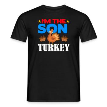 Je suis le fils de la Turquie - T-shirt homme - noir - Devant - AI Model Male 178 light (178cm)