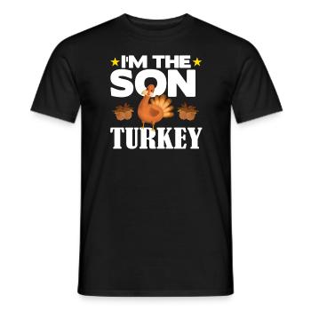 Je suis le fils de la Turquie - T-shirt homme - noir - Devant - AI Model Male 178 light (178cm)