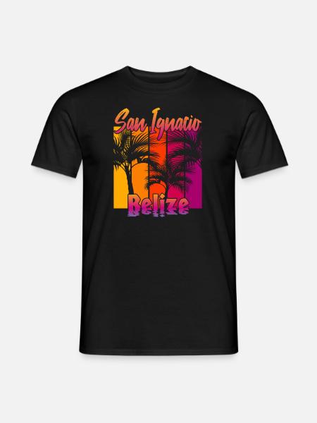 San Ignacio Belize - Men's T-Shirt - black