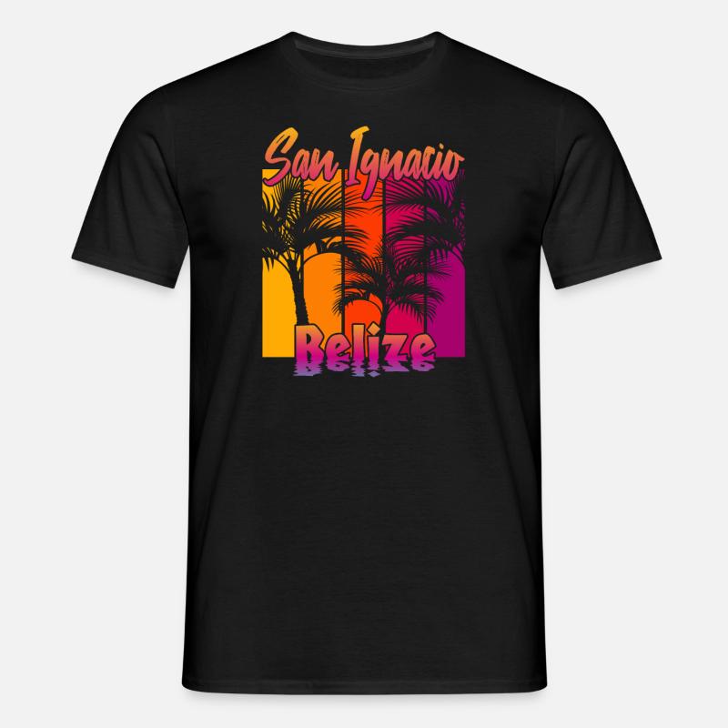 San Ignacio Belize - Men's T-Shirt - black