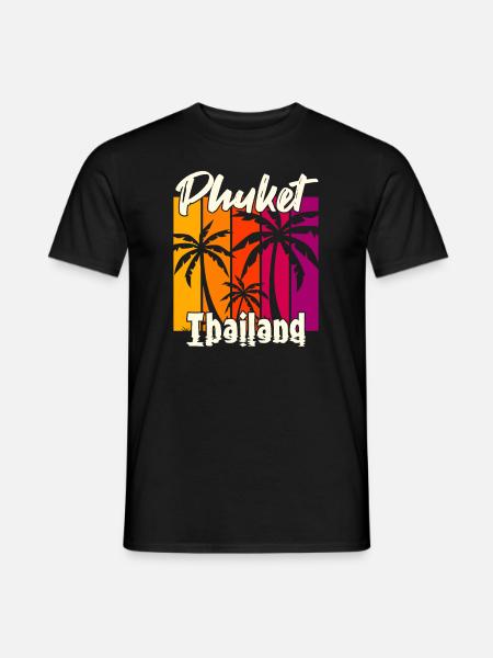Phuket Thailand Sunset - Men's T-Shirt - black