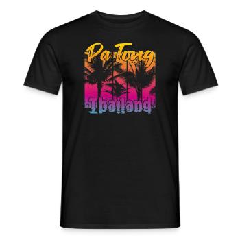 Patong Thailand - Männer T-Shirt - Schwarz - Vorne - AI Model Male 178 light (178cm)