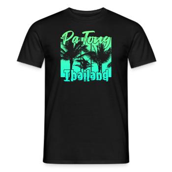 Patong Thailand - Männer T-Shirt - Schwarz - Vorne - AI Model Male 178 light (178cm)