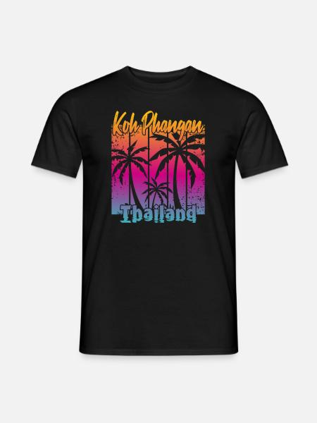 Koh Phangan Thailand - Men's T-Shirt - black