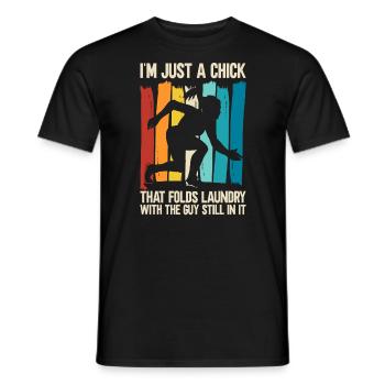 Funny Brazilian Jiu Jitsu Quote BJJ Women - Men's T-Shirt - black - Front - AI Model Male 178 light (178cm)