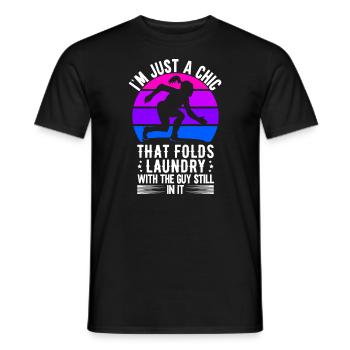 Funny Brazilian Jiu Jitsu Quote BJJ Women - Men's T-Shirt - black - Front - AI Model Male 178 light (178cm)