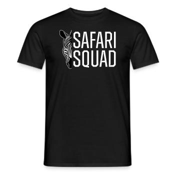 Safari Squad - African Safari Adventures - Men's T-Shirt - black - Front - AI Model Male 178 light (178cm)