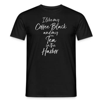 Citation amusante d’histoire américaine pour les enseignants USA Revo - T-shirt homme - noir - Devant - AI Model Male 178 light (178cm)