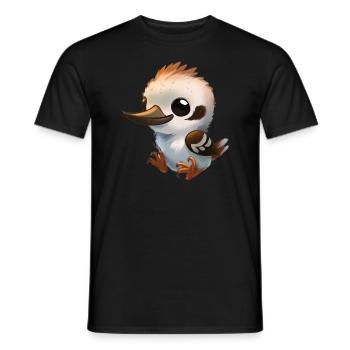 Bébé Kookaburra - T-shirt homme - noir - Devant - AI Model Male 178 light (178cm)