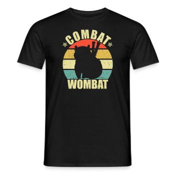 Lustiges Australischer Wombat Spruch - Männer T-Shirt - Schwarz - Vorne - AI Model Male 178 light (178cm)
