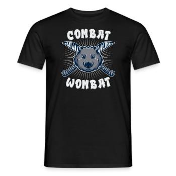 Lustiges Australischer Wombat Spruch - Männer T-Shirt - Schwarz - Vorne - AI Model Male 178 light (178cm)