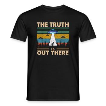 Die Wahrheit ist da draußen Storm Raid Area 51 Alien - Männer T-Shirt - Schwarz - Vorne - AI Model Male 178 light (178cm)