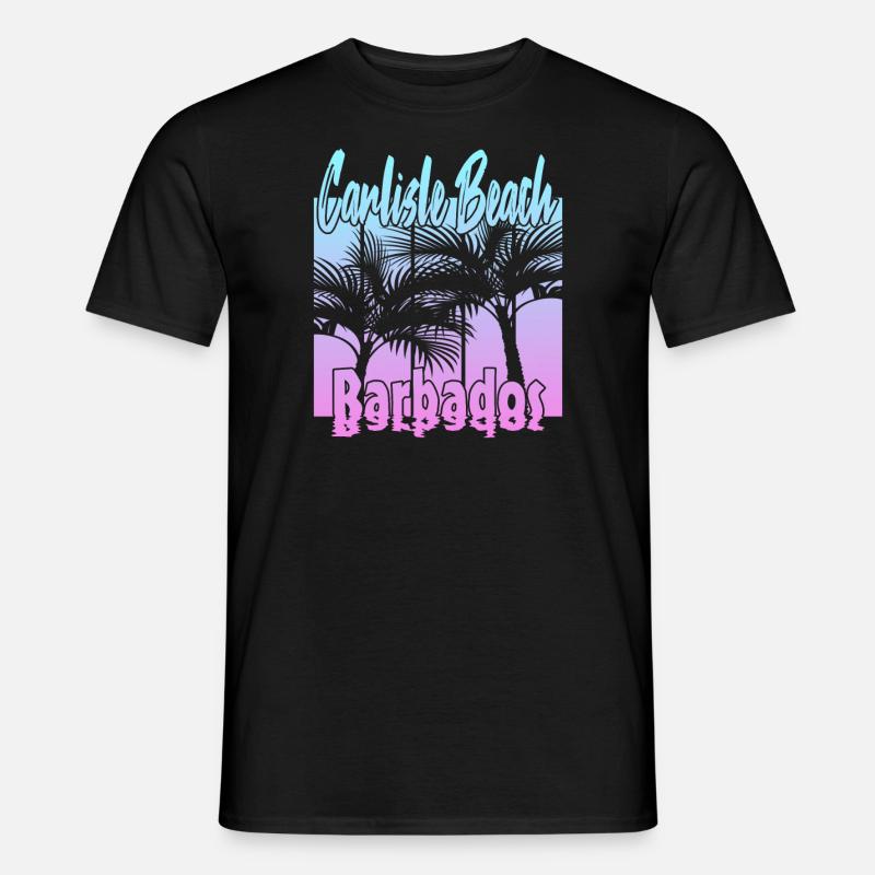Carlisle Beach - Männer T-Shirt - Schwarz