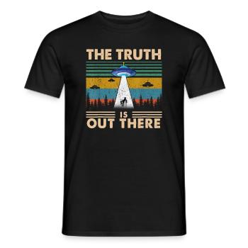 Die Wahrheit ist da draußen Storm Raid Area 51 Alien - Männer T-Shirt - Schwarz - Vorne - AI Model Male 178 light (178cm)