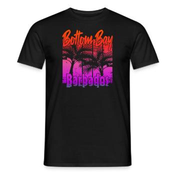 Bottom Bay Barbados - Men's T-Shirt - black - Front - AI Model Male 178 light (178cm)