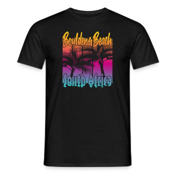 Plage de Boulders - T-shirt homme - noir - Devant - AI Model Male 178 light (178cm)