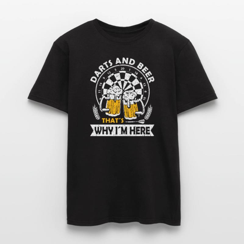 Dart Player Dart Board One Dart Competition Arrowd Men's T-shirt