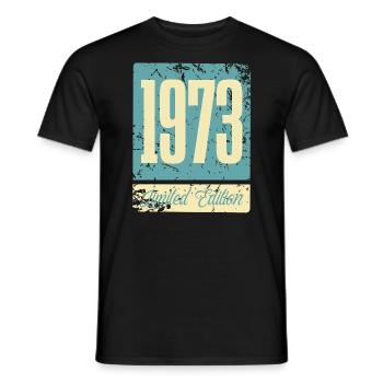 1973 Anniversaire de naissance Année de naissance - T-shirt homme - noir - Devant - AI Model Male 178 light (178cm)