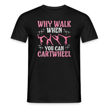 Cadeau drôle de gymnaste de gymnastique pour les filles femmes cool - T-shirt homme - noir - Devant - AI Model Male 178 light (178cm)