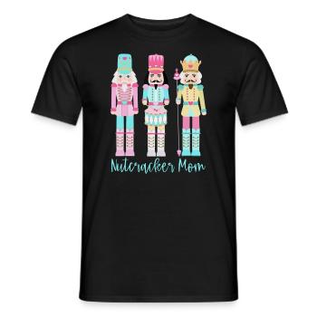 Femmes Casse-Noisette Maman Drôle Ballet Danse Maman Costu - T-shirt homme - noir - Devant - AI Model Male 178 light (178cm)