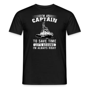 Schlepper Schleppboot Tug Life - T-shirt homme - noir - Devant - AI Model Male 178 light (178cm)