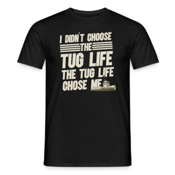 Schlepper Schleppboot Tug Life - T-shirt homme - noir - Devant - AI Model Male 178 light (178cm)