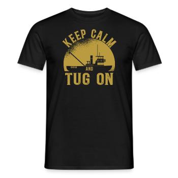 Schlepper Schleppboot Tug Life - T-shirt homme - noir - Devant - AI Model Male 178 light (178cm)