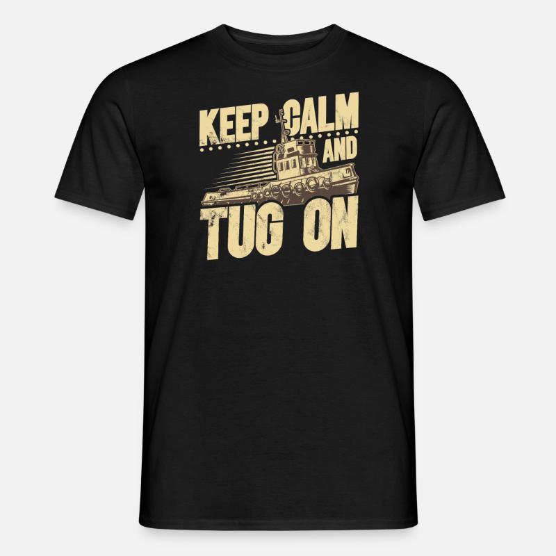 Schlepper Schleppboot Tug Life - Men's T-Shirt - black