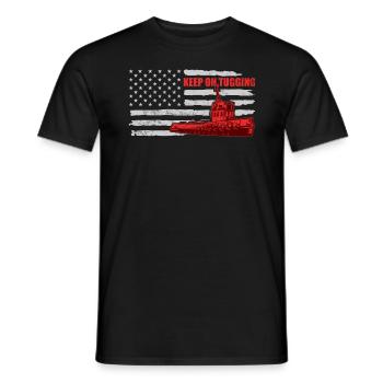 Schlepper Schleppboot Tug Life - T-shirt homme - noir - Devant - AI Model Male 178 light (178cm)