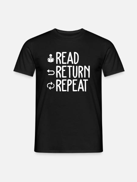 Lustige Bibliothek Themed Art Librarian Männer Frauen Waage - Männer T-Shirt - Schwarz