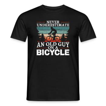 Wirehair Training for German Wirehaired Pointer Ow - Men's T-Shirt - black - Front - AI Model Male 178 light (178cm)