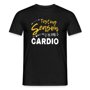 Testing Day for Teachers - Testing Season Is My Ca - Men's T-Shirt - black - Front - AI Model Male 178 light (178cm)