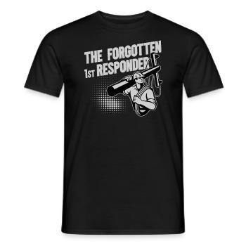 Réseau électrique électrique haute tension - T-shirt homme - noir - Devant - AI Model Male 178 light (178cm)