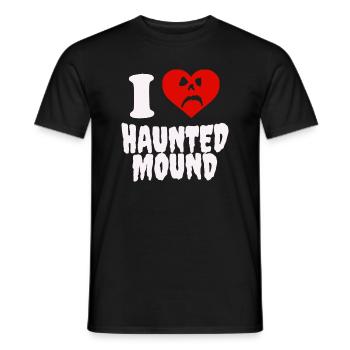 I Love Haunted Moundturnaboutlove heimed moundhau - Männer T-Shirt - Schwarz - Vorne - AI Model Male 178 light (178cm)