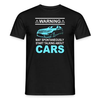 Lustige Auto Autos Ingenieur Mechaniker Liebhaber-Geschenk Männer B - Männer T-Shirt - Schwarz - Vorne - AI Model Male 178 light (178cm)