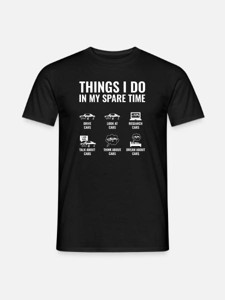 Voi ostaa autonosia Funny Car Guy Car Lover Auto Mec - Miesten T-paita - musta
