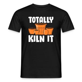 Lustige Keramik Geschenk für Männer Frauen Cool Keramik Pott - Männer T-Shirt - Schwarz - Vorne - AI Model Male 178 light (178cm)