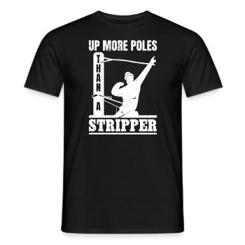 Power Lineman Power Line Electrician - Men's T-Shirt - black - Front - AI Model Male 178 light (178cm)
